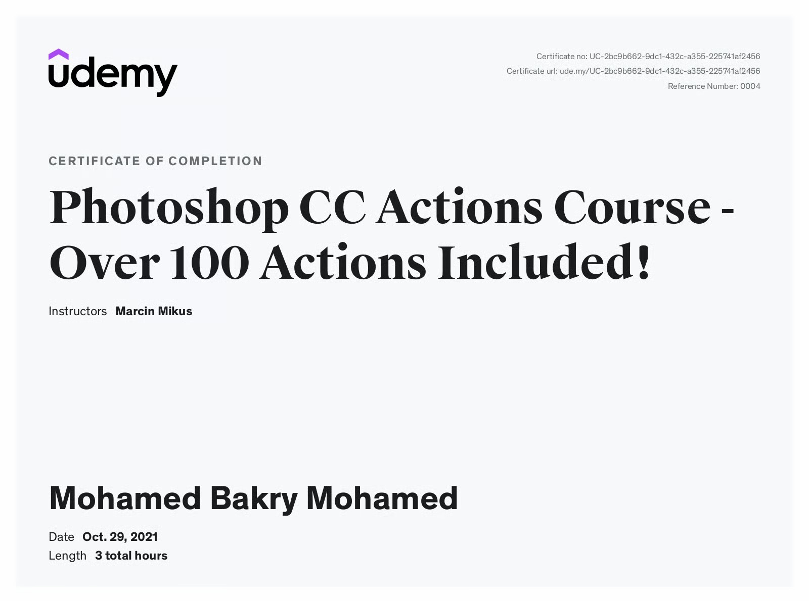 Photoshop CC Actions Course